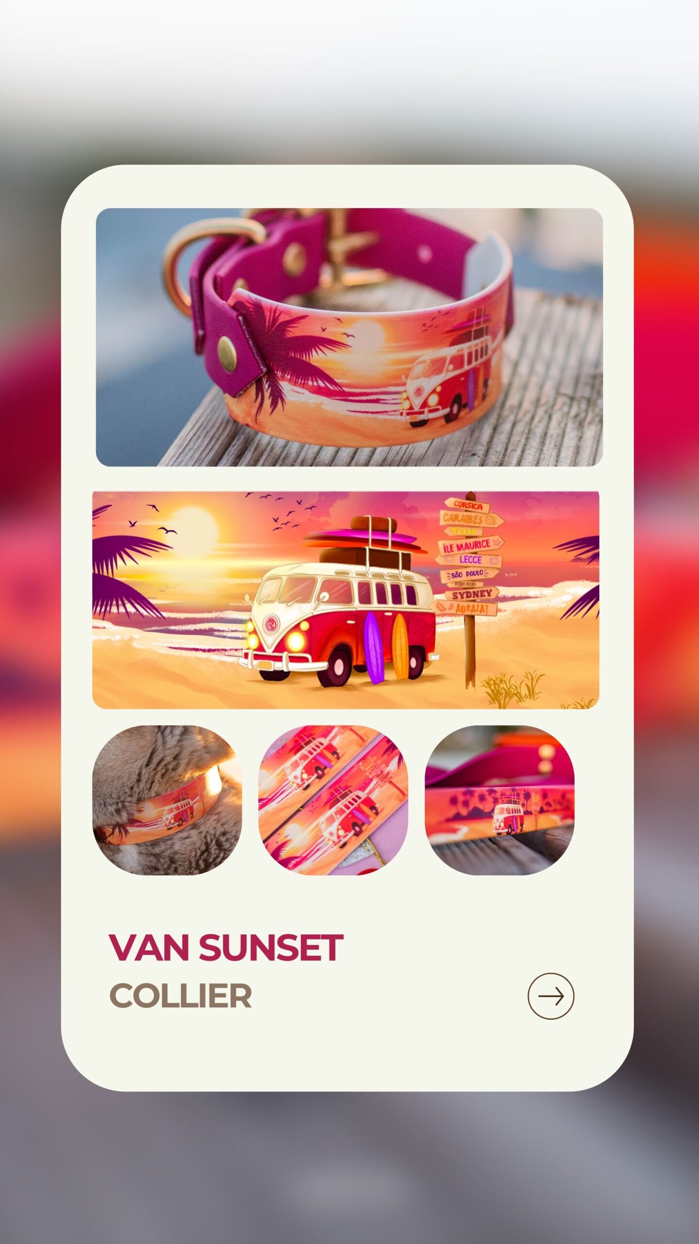 Van Sunset - Collier