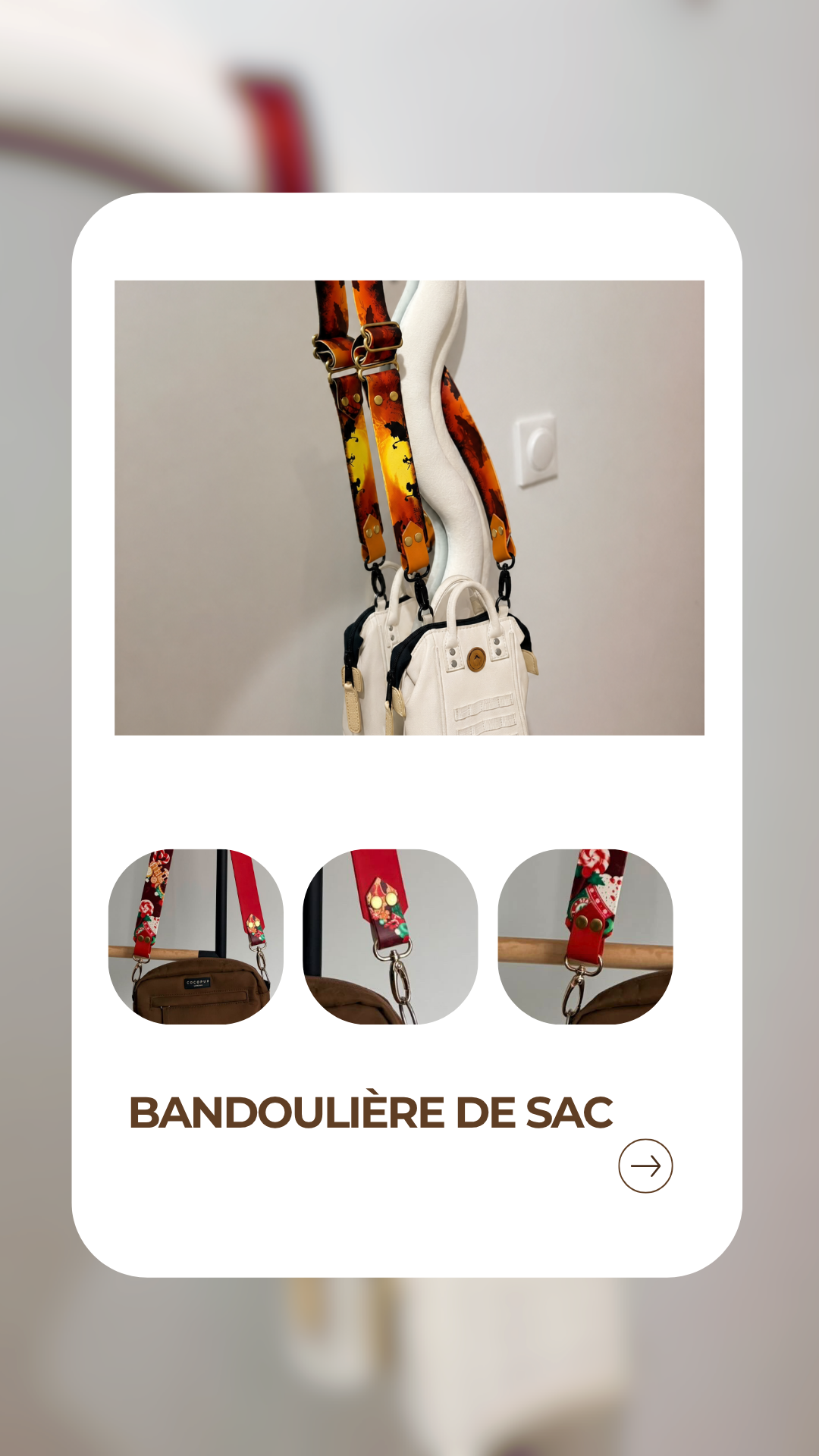 Bandoulière de sac