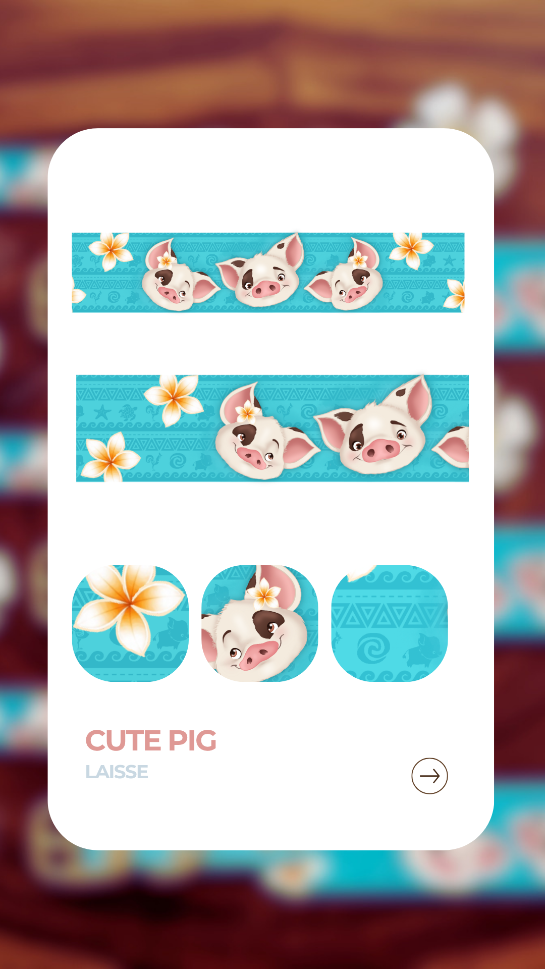 Cute pig - Laisse