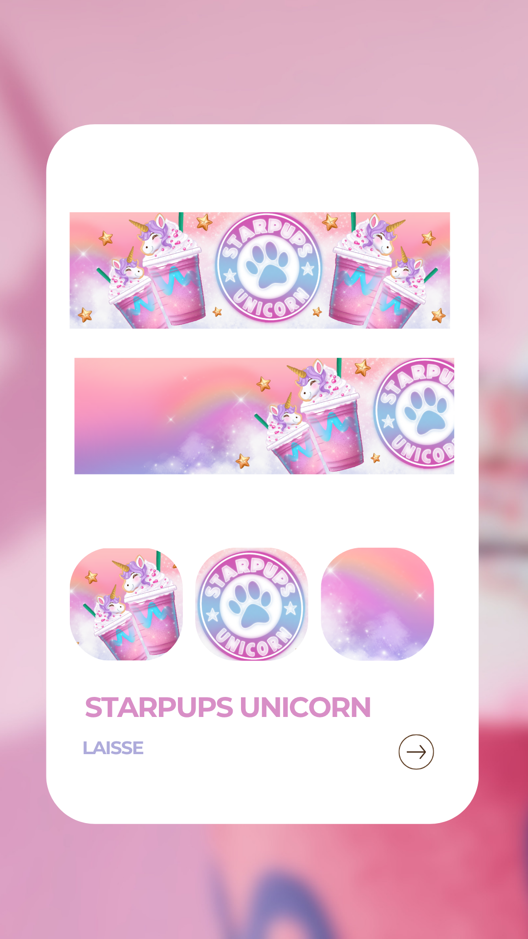 Starpups Unicorn - Laisse