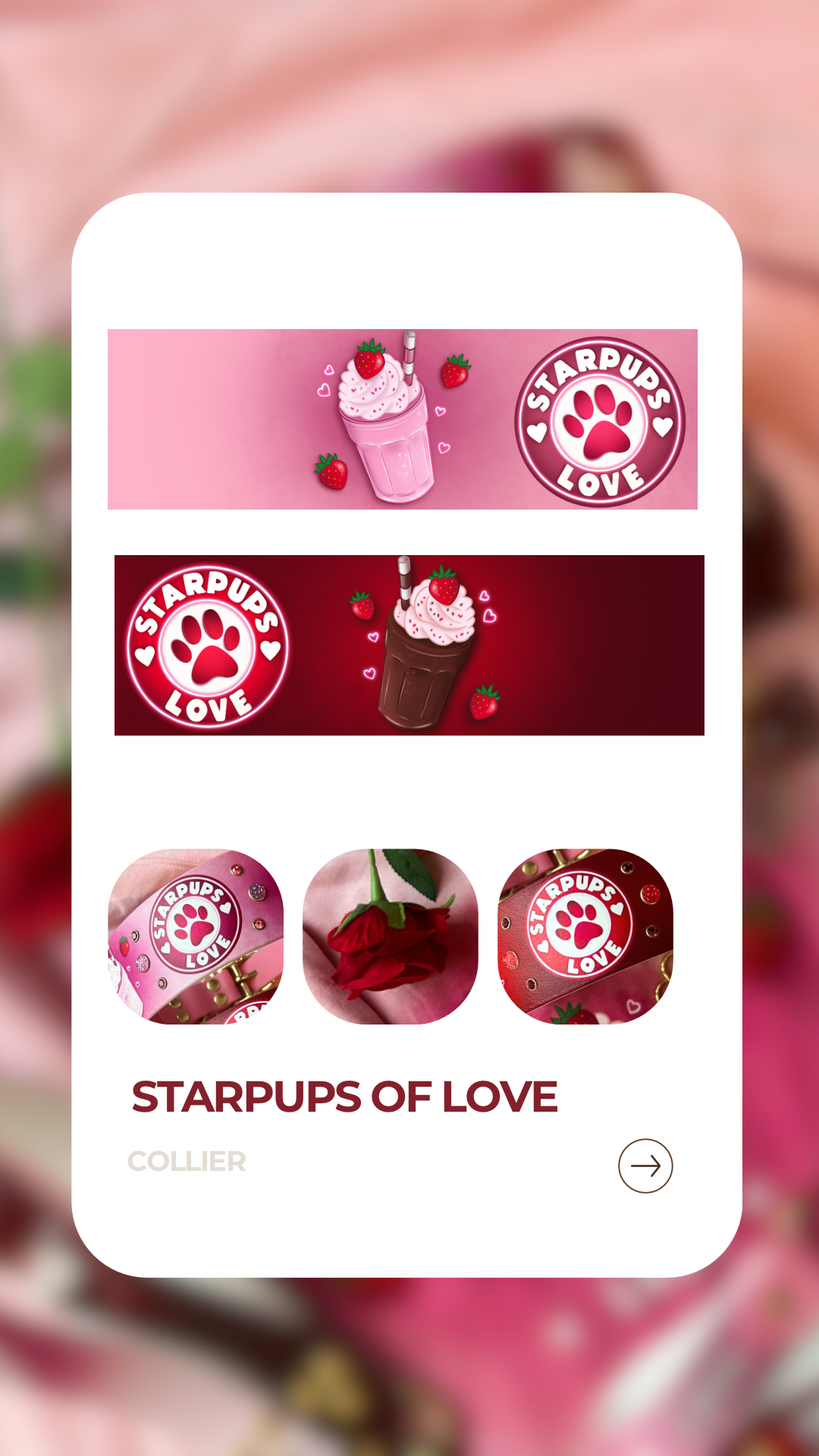Starpups of love - Collier