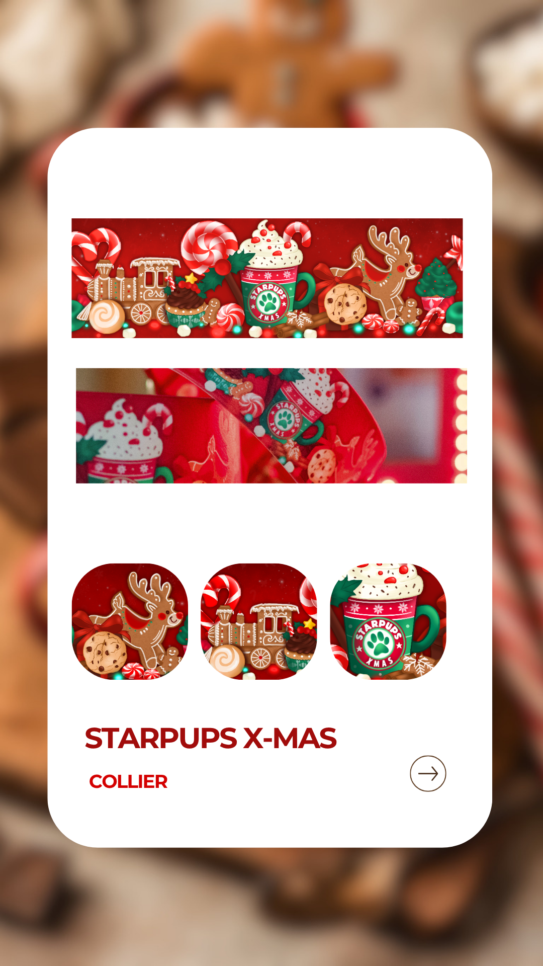 Starpups Christmas Edition - Collier